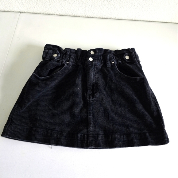 Almost Famous Coudoury Skirt Womens Sz L Black Short Cotton Blend Pockets Y2k - Picture 1 of 12